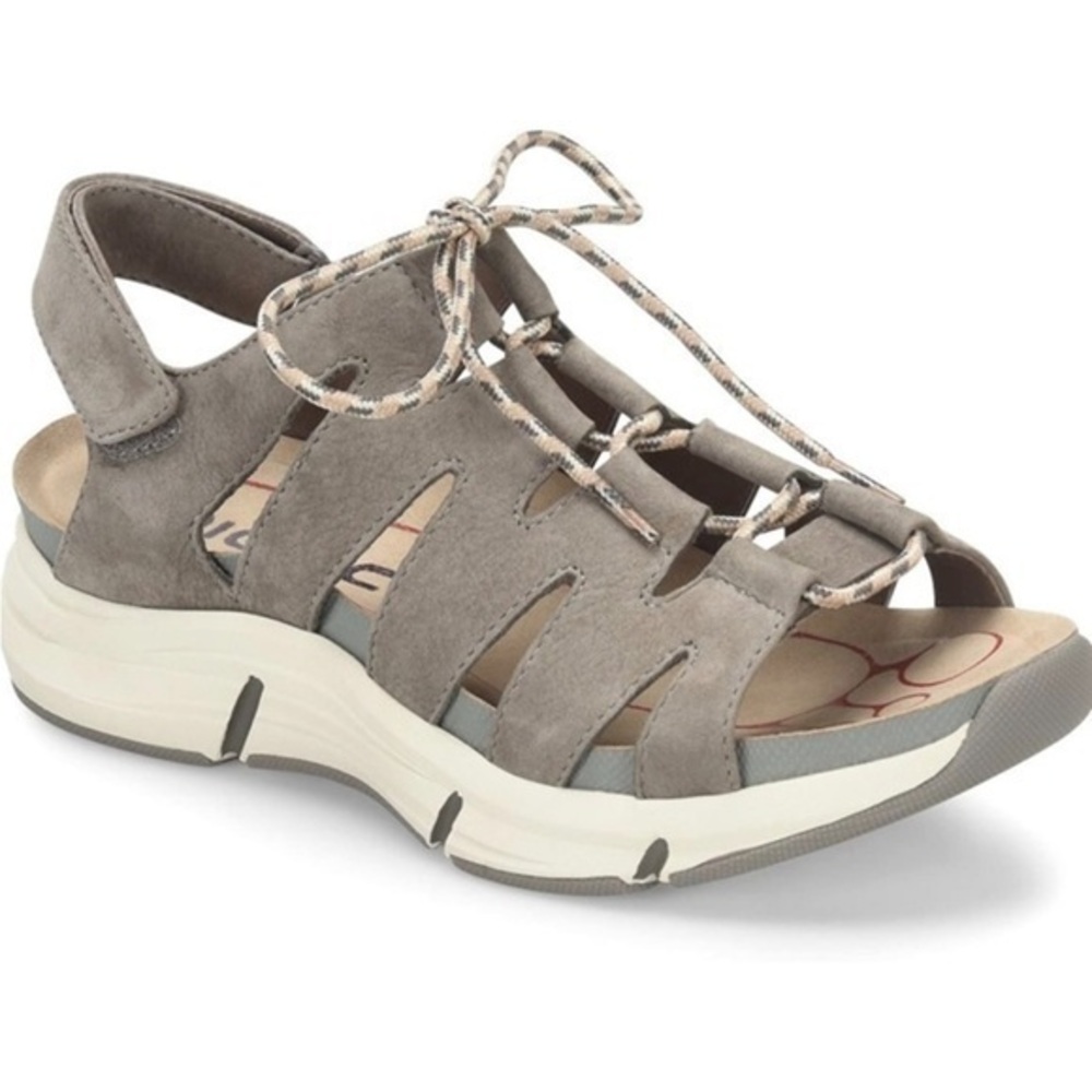 Bionica Olanda Wedged Lace Up Sandals Casual Athleisure Coastal Outdoor Shoes
